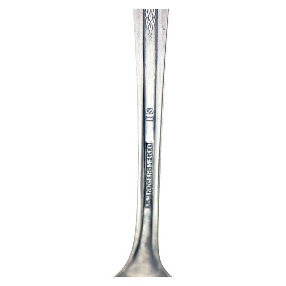 VTG Wm Rogers President George Washington Mount Vernon Silver Collector Spoon - Picture 3 of 8